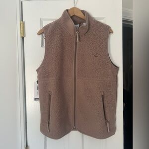 NWT Aritzia TNA Polartec Thermal Pro Mockneck Fleece Vest Size Large